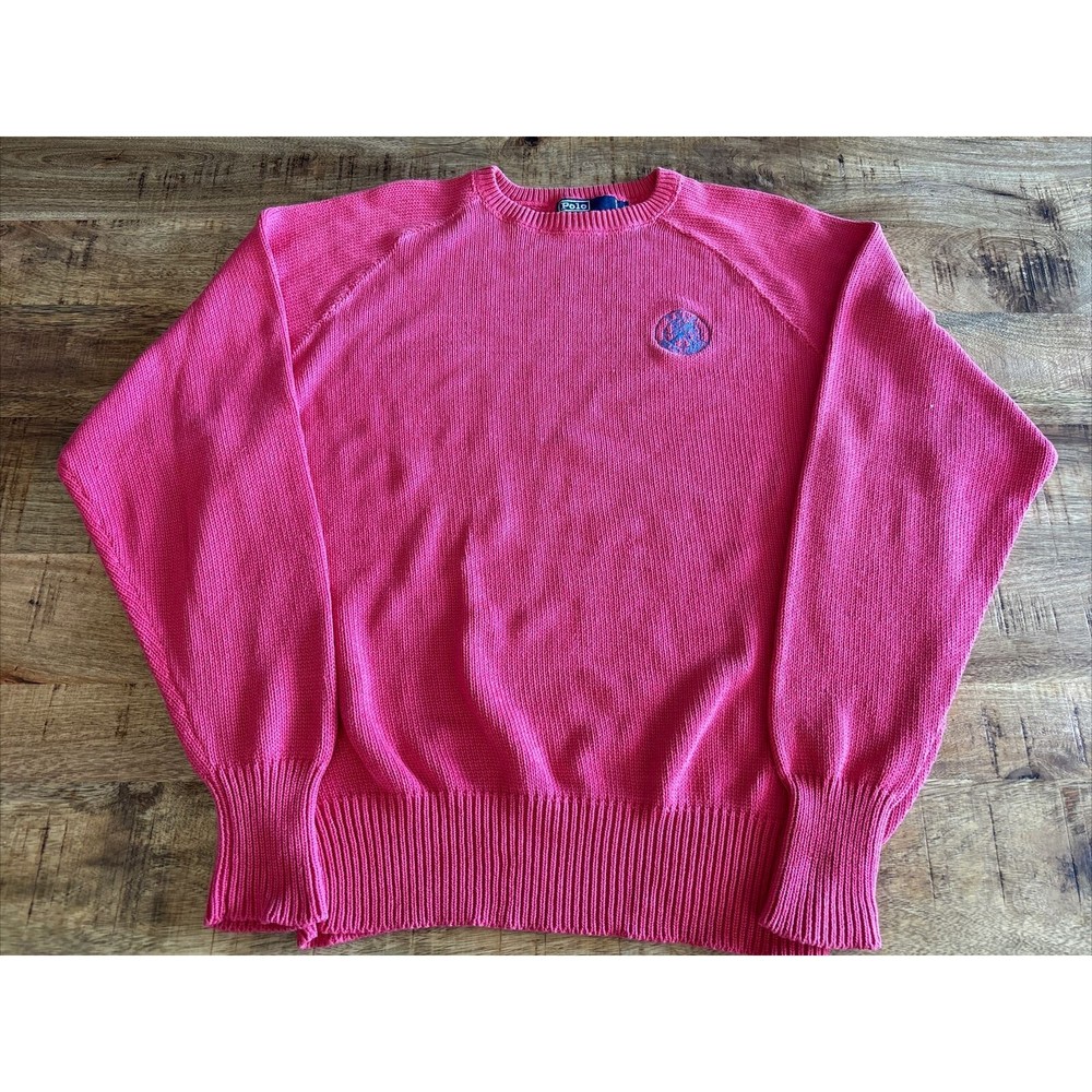 Polo by Ralph Lauren Pink Crewneck Sweater